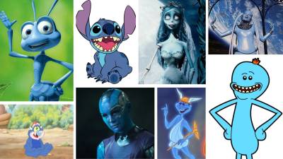 How Many of These 50+ Blue Cartoon and Live-Action Characters Do You Know?
