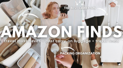 17 Ultimate Amazon Travel Finds: travel must-haves + best carry-on luggage + travel finds