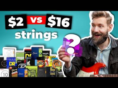 Do expensive strings sound better? (The Ultimate String Test!)