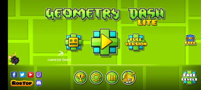 Features of Geometry Dash Lite