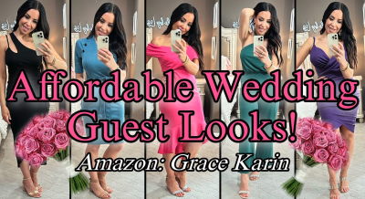 Amazon Affordable Wedding Guest Dresses & Jumpsuits Clothing Haul
