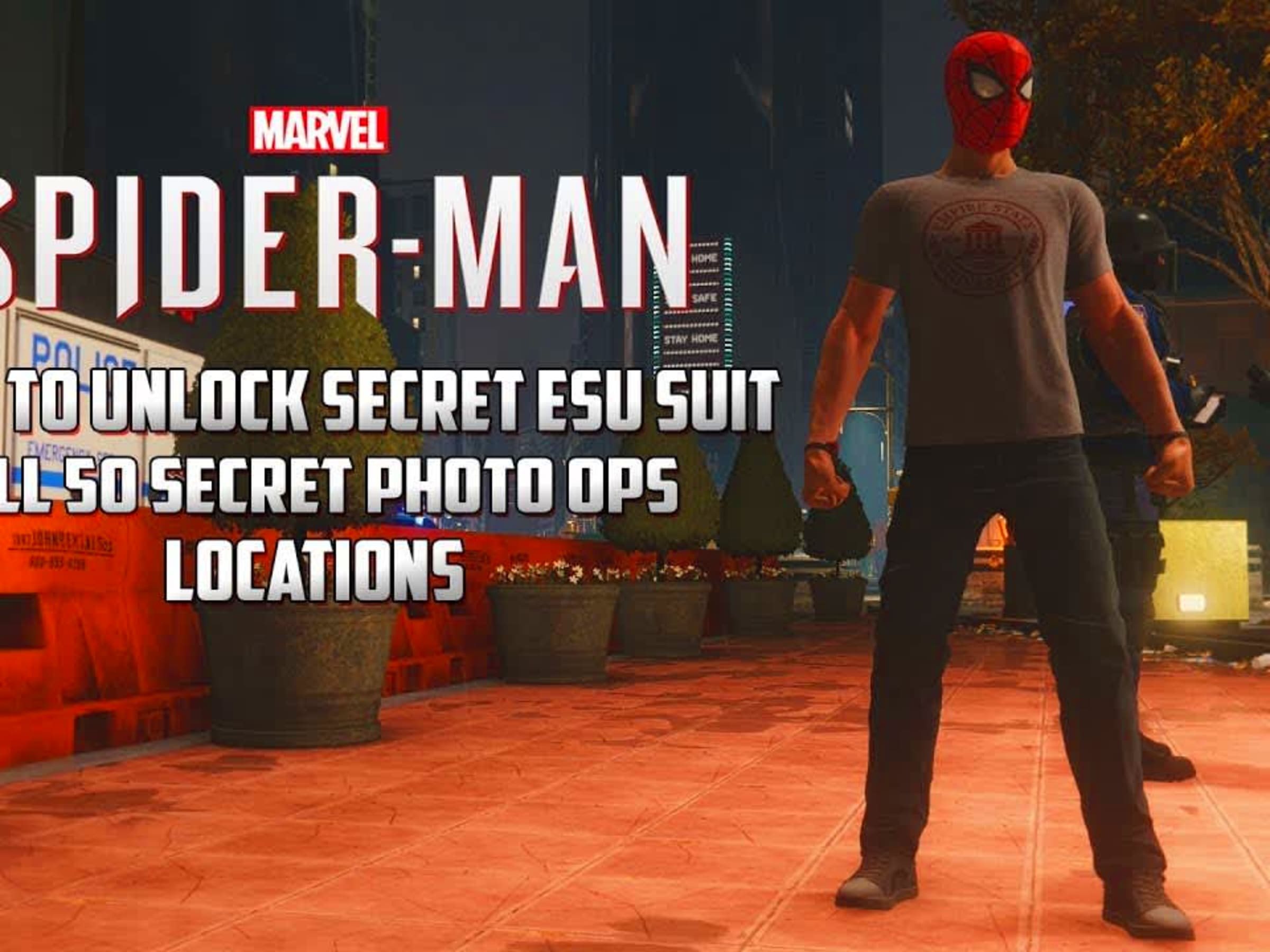 Spider-Man PS4: All Secret Ops Location Checklist - With Maps - ESU Suit by @trevord - Listium