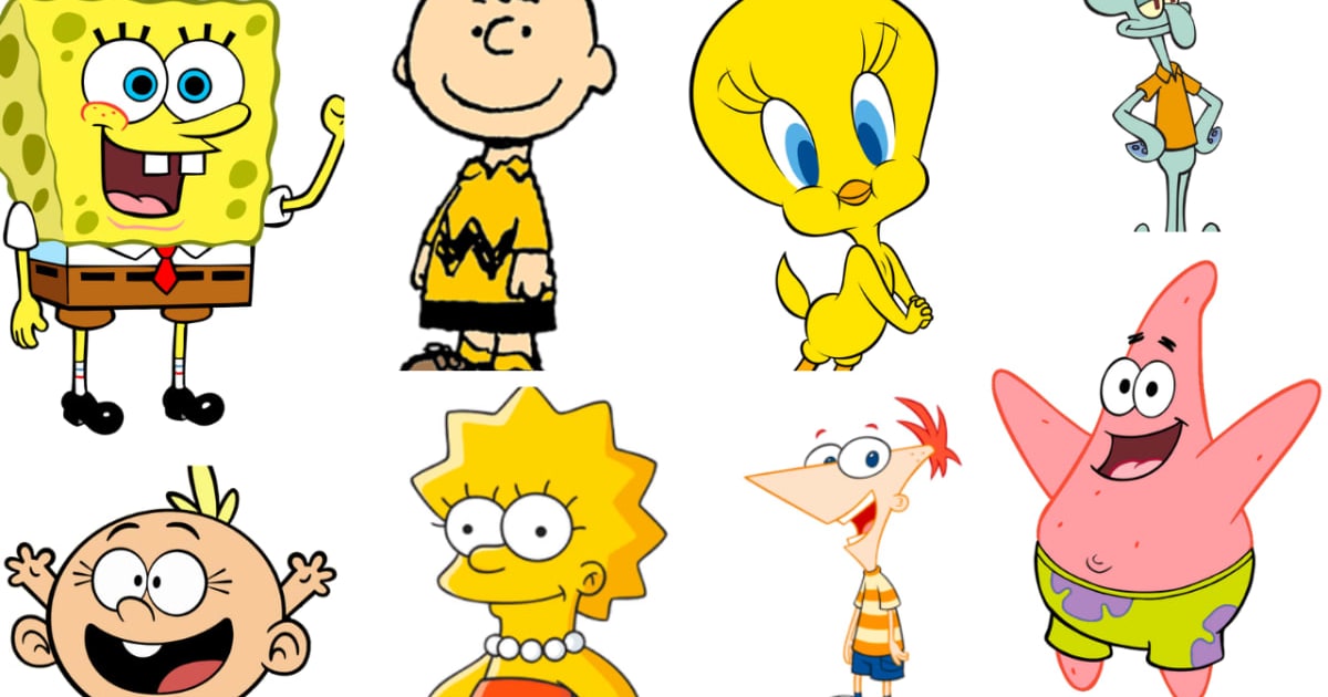 100 Easy To Draw Cartoon Characters By Animationnation 100 Easy To Draw Cartoon Characters By Animationnation