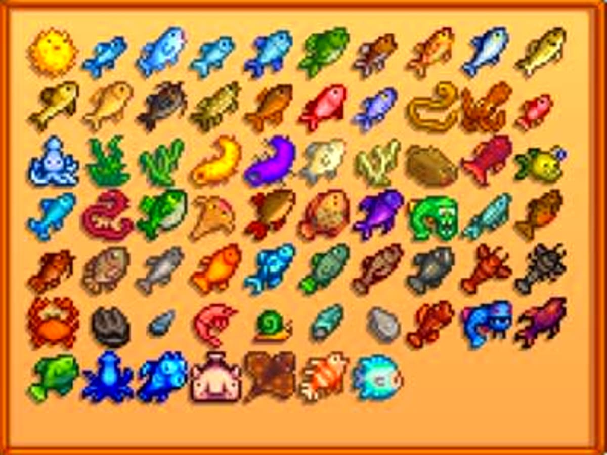 stardew valley fish guide by season