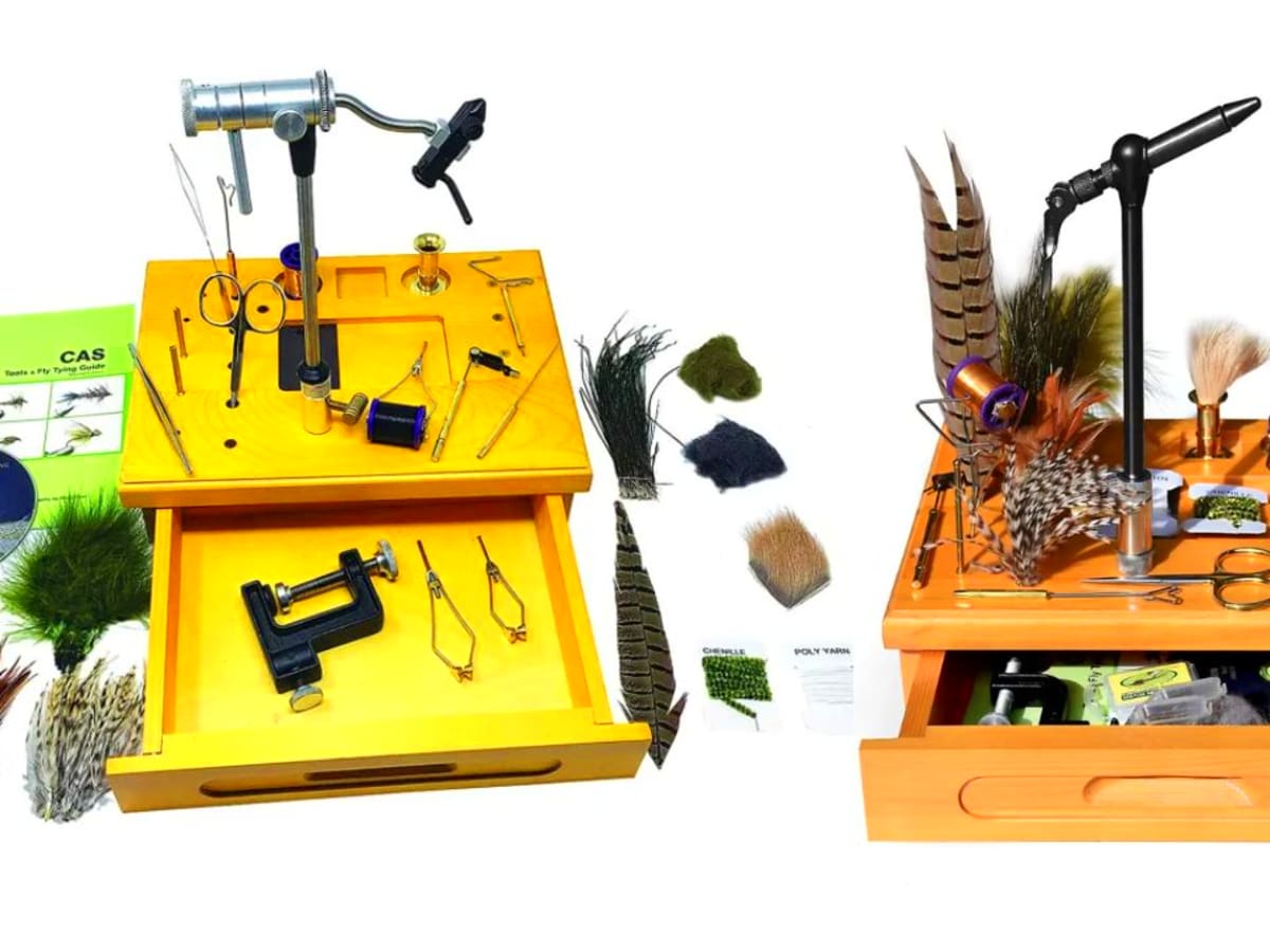 Fly Tying Materials & Supplies with Vise, A Full Starter Kit for Sale –  Dr.Fish Tackles