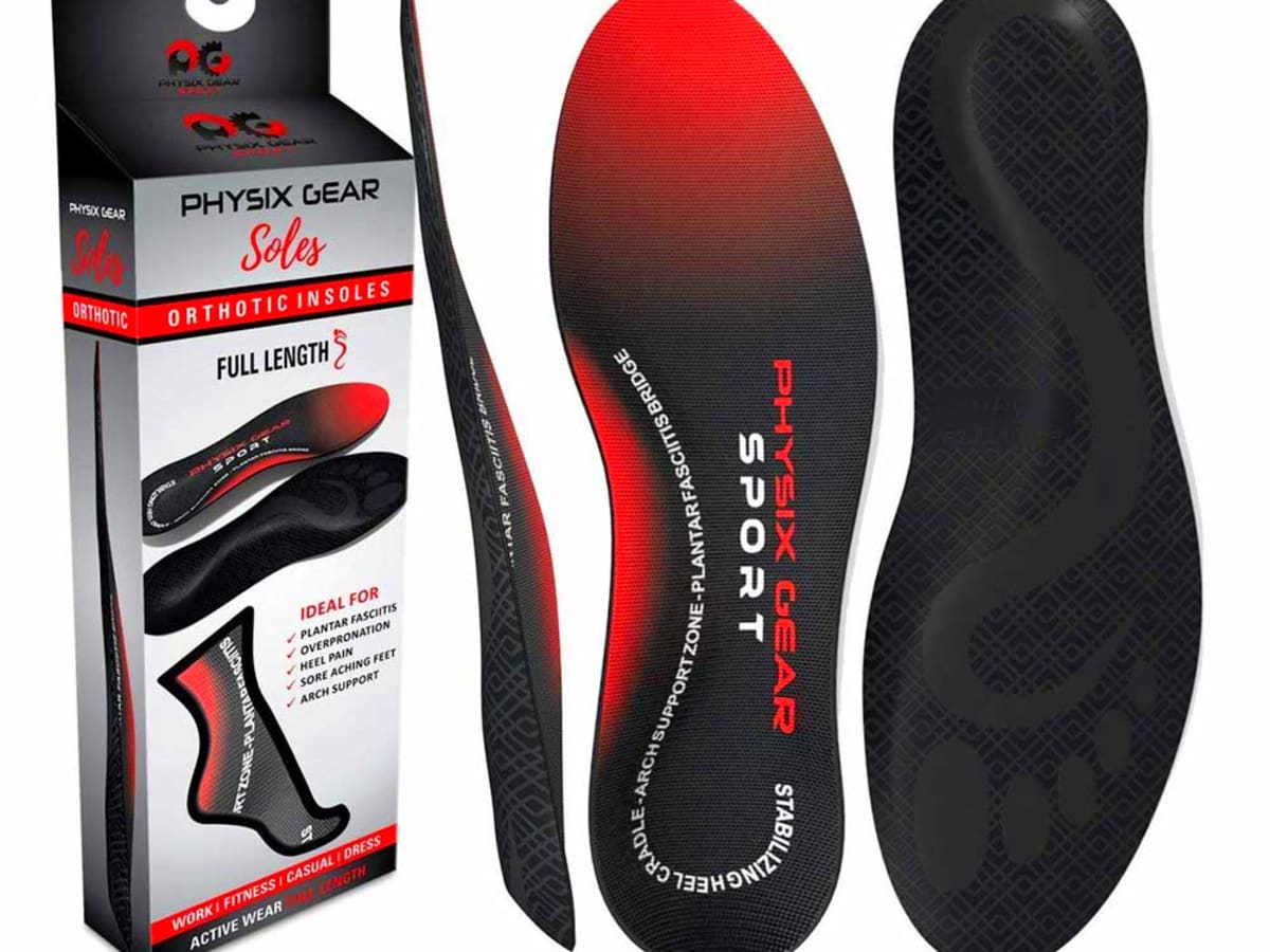 Arch Support Insoles Men & Women by Physix Gear Sport Orthotic