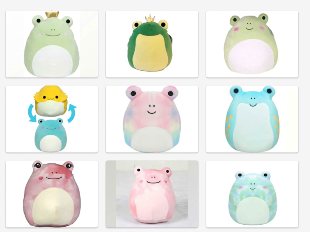 SQUISHMALLOWS 24 INCH Jumbo size Doxl The Green Rainbow Frog