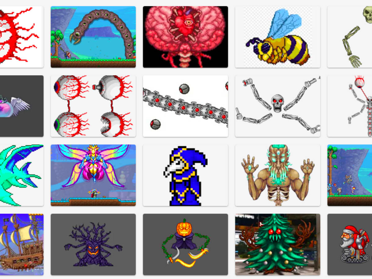 Terraria Bosses in Order by @gamingcollective - Listium