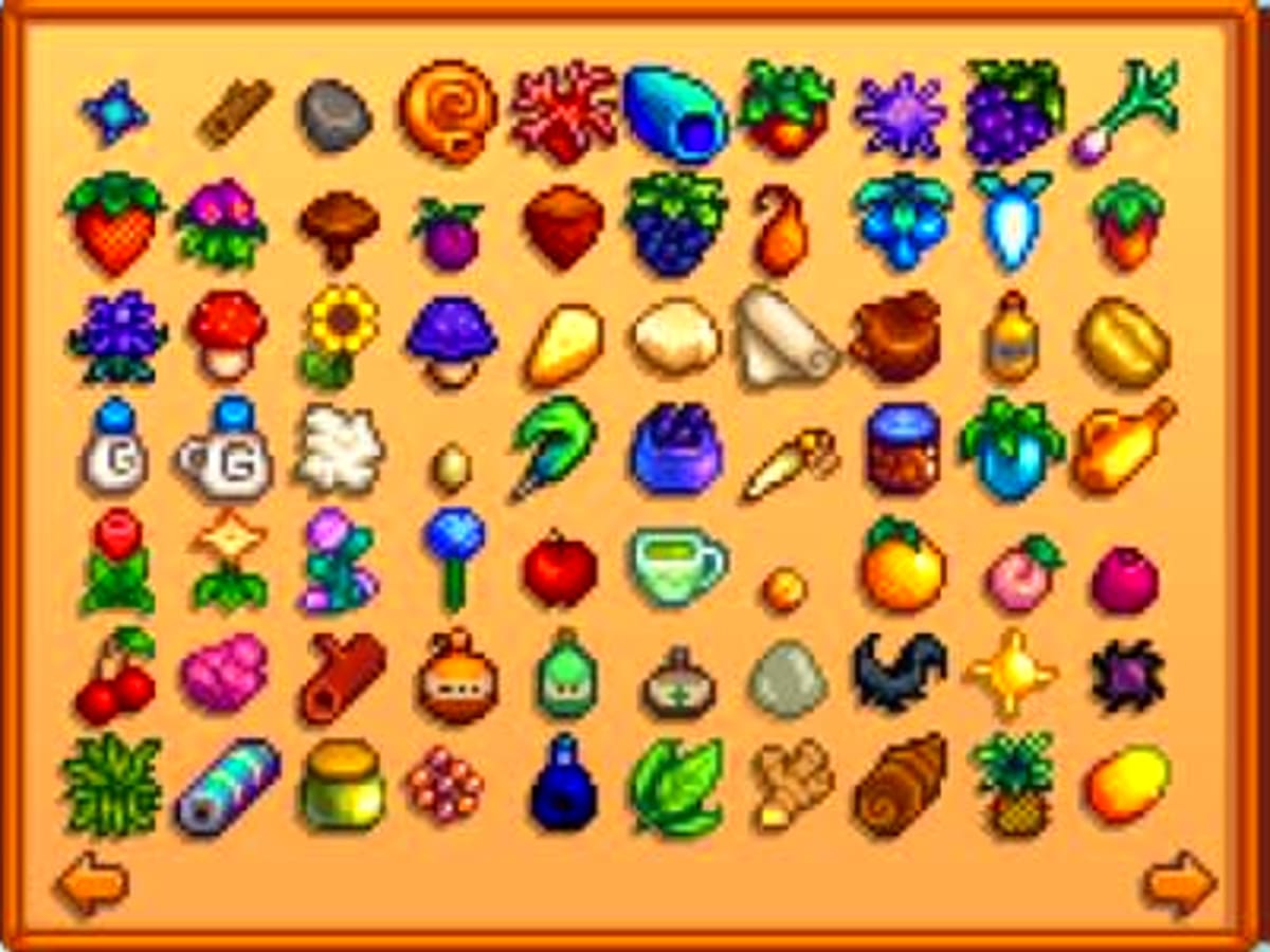 Stardew Valley Items Shipped by stefanies1 Stardew Valley Items Shipped by stefanies1