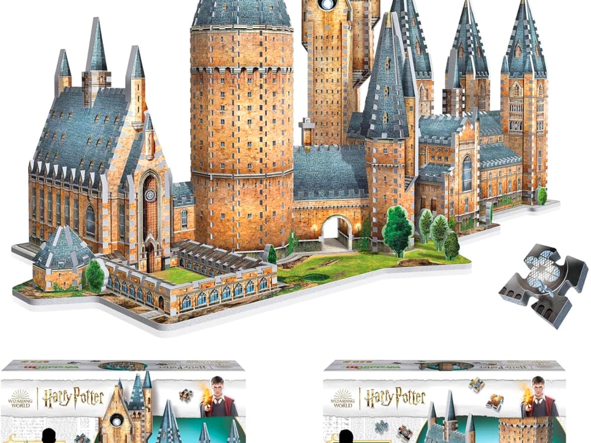 Wrebbit 3D Hogwarts Great Hall 3D Puzzle Best 3D Puzzles for All Levels