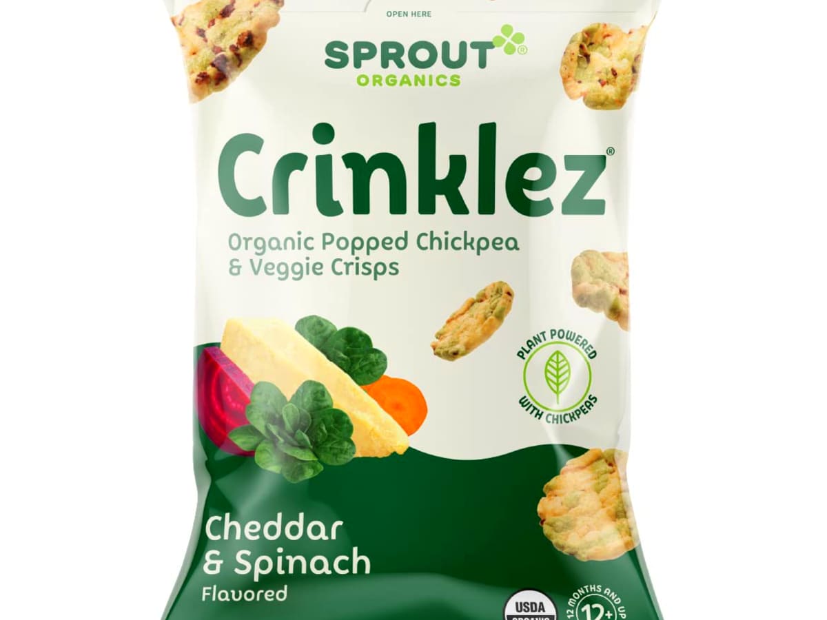 Cheesy Spinach Crinklez The Ultimate List of Store Bought Snacks For Oneyearolds