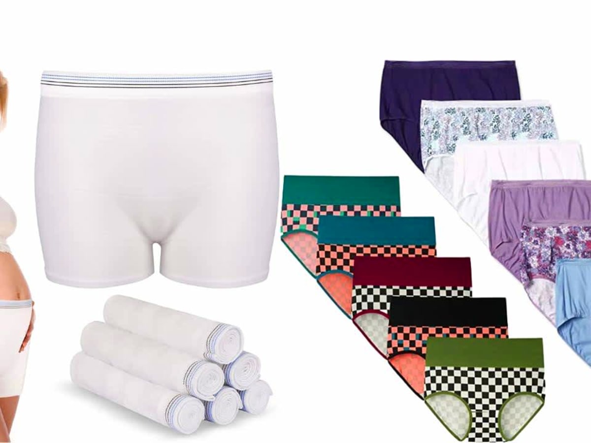 Washable Mesh Pants 4 Pack Disposable Postpartum Underwear