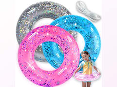 Summer Fun Inflatable Glitter Swim Tubes