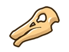 Gallimimus skull