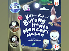 Kuk kuk Burung Hantu Mencari Makanan