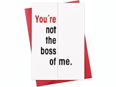 Funny Boss Day Card for Boss Women Men from Employee