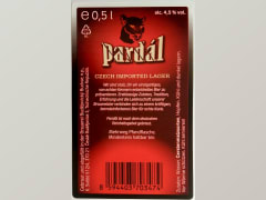 Pardál Czech Imported Lager Etk. B