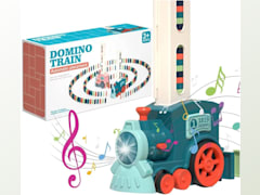 Electric Domino Train Blocks Set