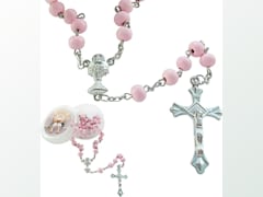 Pink Scented Rose Petal Rosary