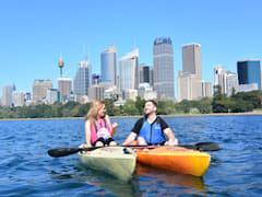 Kayaking on Sydney Harbour