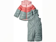 Baby Girls Ski Jacket and Snowbib Snowsuit