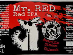 Hoppy dog Mr. Red IPA