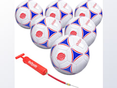 Premier Soccer Ball with Premium Pump - Available as Single Balls or 6 Packs