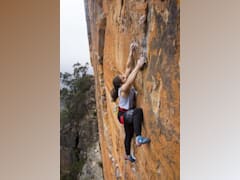 Outdoor rock climbing in the Blue Mountains