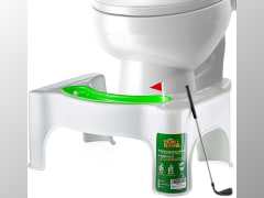 Royal Squat Putter Bathroom Stool and Toilet Golf Game Set