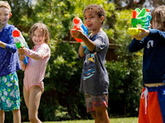 Have a water gun fight