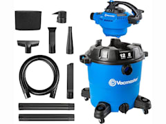 Vacmaster VBV1210, 12-Gallon* 5 Peak HP** Wet/Dry Shop Vacuum