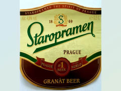 Staropramen Granat Beer for Hungary