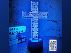 Jesus Cross 3D Night Light