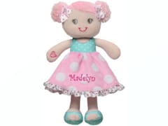 Personalized Hearts & Bows Snuggle Doll
