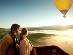 Take a day trip to the Yarra Valley for hot air balloon ride and wine tour