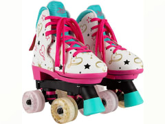 Circle Society Classic Adjustable JoJo Siwa Children's Roller Skates, 12-3 US Girls