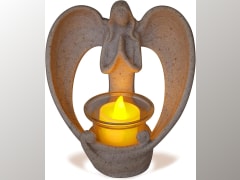 Angel Statue Tealight Candle Holder