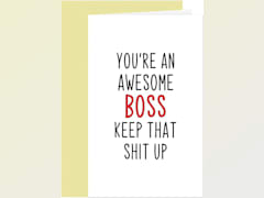 Cheeky Boss' Day Card