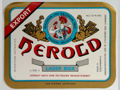 Herold EXPORT Lager Bier Etk. A