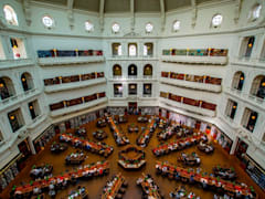 Take a guided tour of the State Library of Victoria