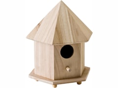 Wood Surface Crafting Birdhouse