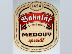 Bakalář Medový speciál dobré pivo Etk. A