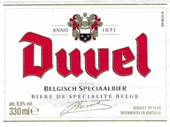Duvel Belgisch Speciaalbier Duvelse