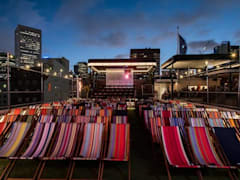 Catch a movie at the Rooftop Cinema
