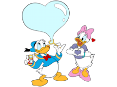 Donald and Daisy Duck