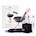 Original Gift Set Kit: Electric Makeup Brush Cleaner and Dryer Machine with 8 Brush Collars