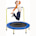 Trampoline Portable & Foldable 36 Inch Round Jumping Mat for Toddler