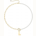 Pearl / Gold Initial Necklace