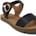 Soda Plenty - Strappy Ankle Wrap Buckle Flat Sandals
