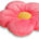 Large Pink Daisy Pillow: Flower-Shaped Lounge Pillow, Seating Cushion - Room Decor, Aesthetic for Teens & Kids; Machine-Washable Plush Microfiber